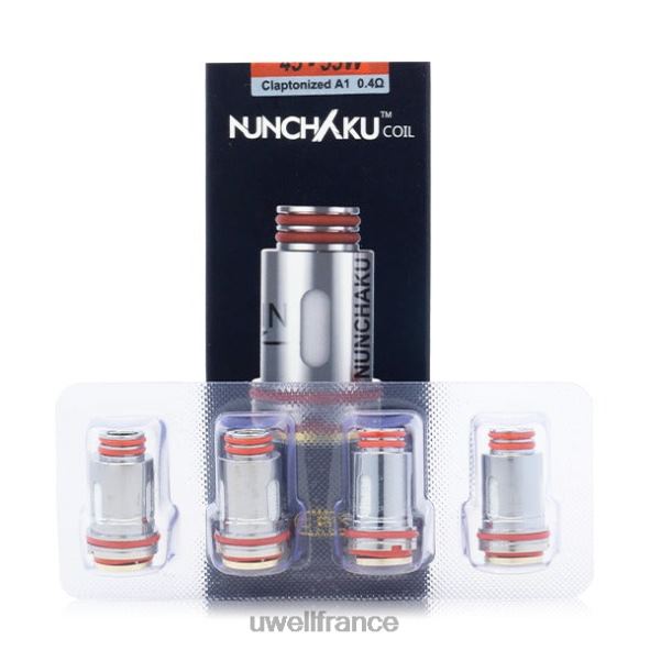 UWELL NUNCHAKU bobines (paquet de 4) | UWELL Paris 0,4 ohm 84P4N262