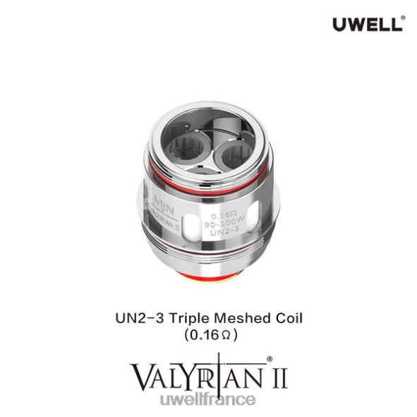 UWELL VALYRIAN 2 bobines de remplacement (paquet de 2) | UWELL France quadruple 0,15 ohm 84P4N31