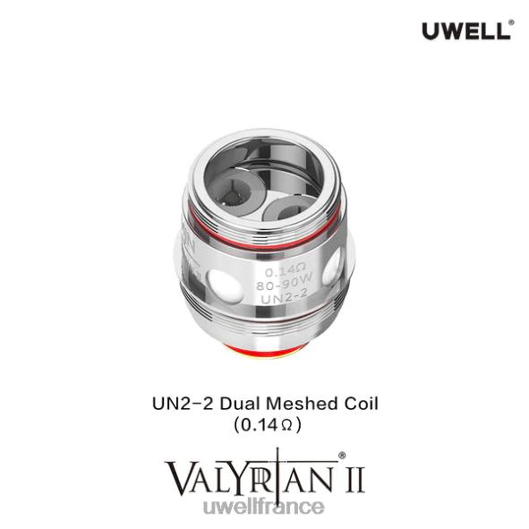 UWELL VALYRIAN 2 bobines de remplacement (paquet de 2) | UWELL France quadruple 0,15 ohm 84P4N31