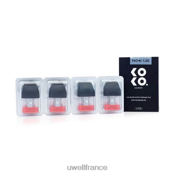 UWELL CALIBURN KOKO dosettes (paquet de 4) | UWELL Disposable Vape 1,2 ohm 84P4N95